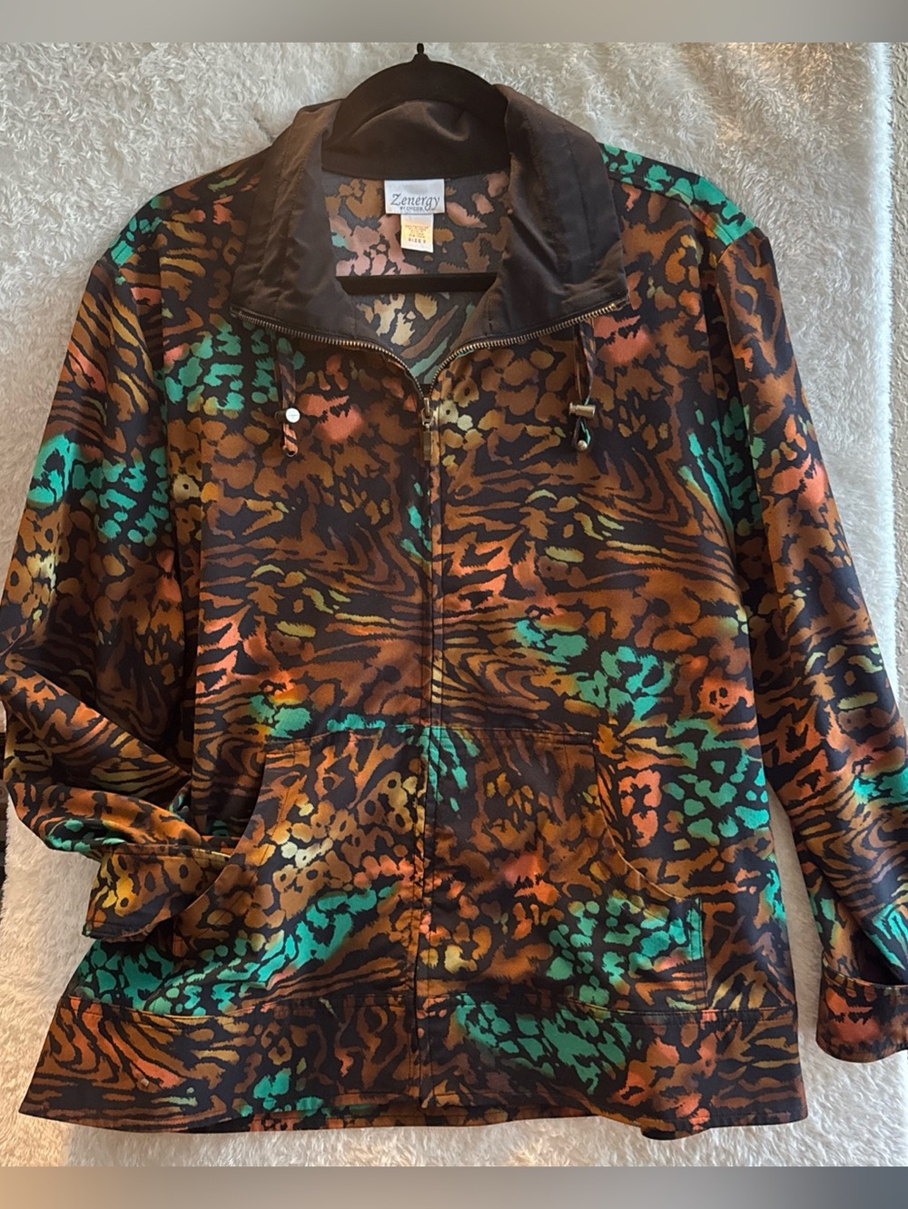 Chico's Zenergy Jacket Women’s Size 3 Lightweight Softshell